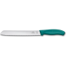 Нож для хлеба VICTORINOX SWISS CLASSIC зелёная рукоять 6.8634.21C1B